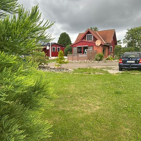 Fischerhuette IV Mobilheim Polchow Buitenkant foto